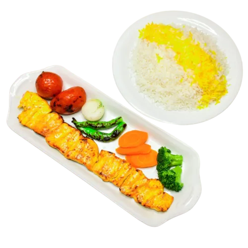 چلو جوجه زعفرانی